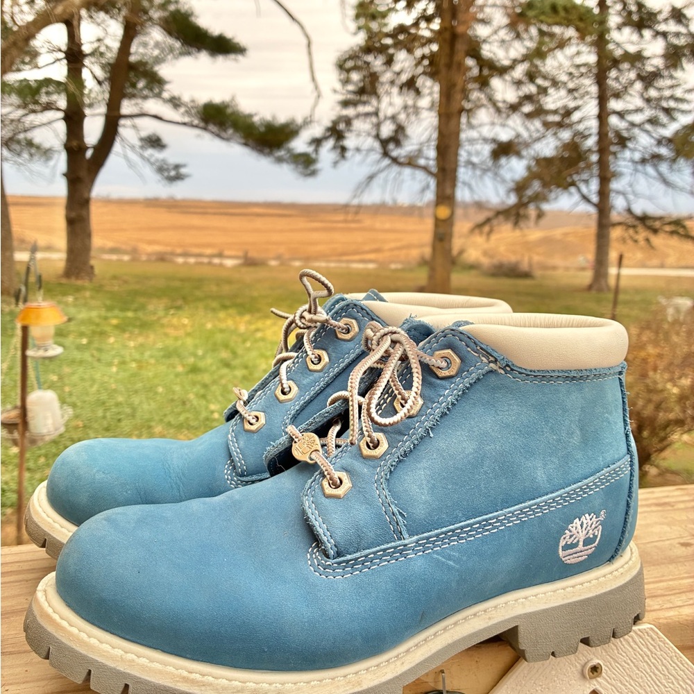 Timberland Sky Blue Waterproof Boots